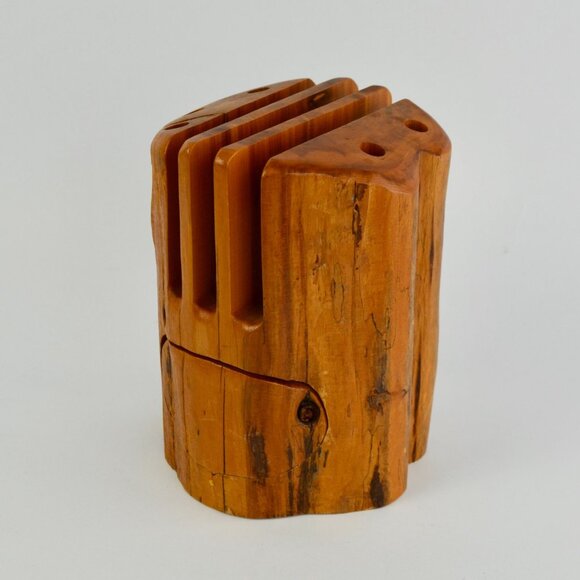 Richard Rothbard Natural Tree Wood Desk Organizer - Picture 4 of 8